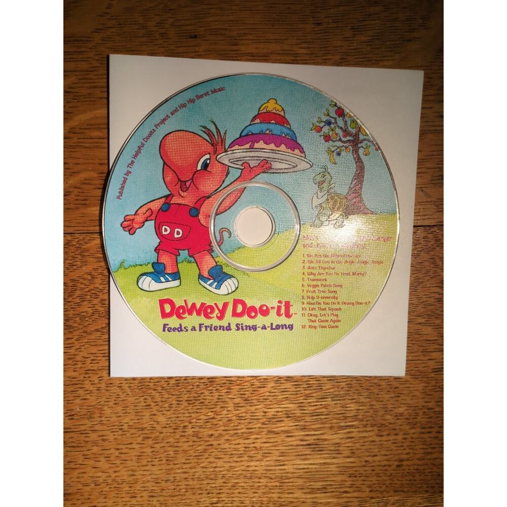 Dewey Doo-it Feeds a Friend Sing-a-Long CD 2004 Disc Only